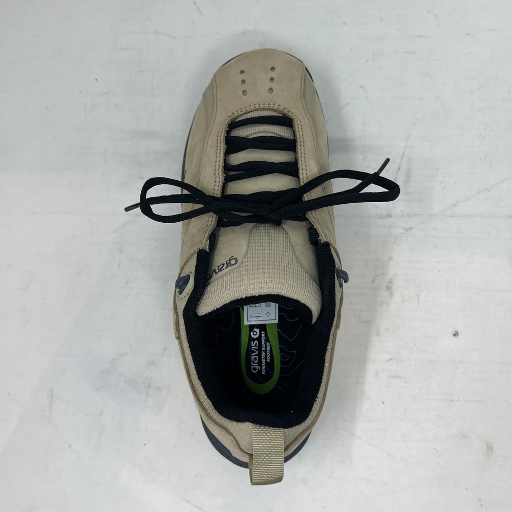 Gravis Nineteen Sneakers Men's 8.5 Tan Suede Black Laces Skate Style VTG NIB - Picture 9 of 15